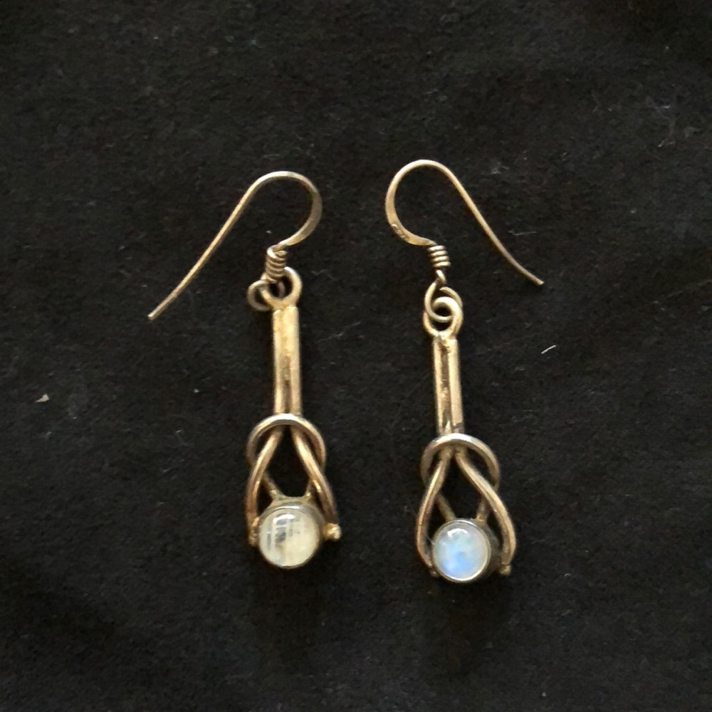 Moonstone earrings